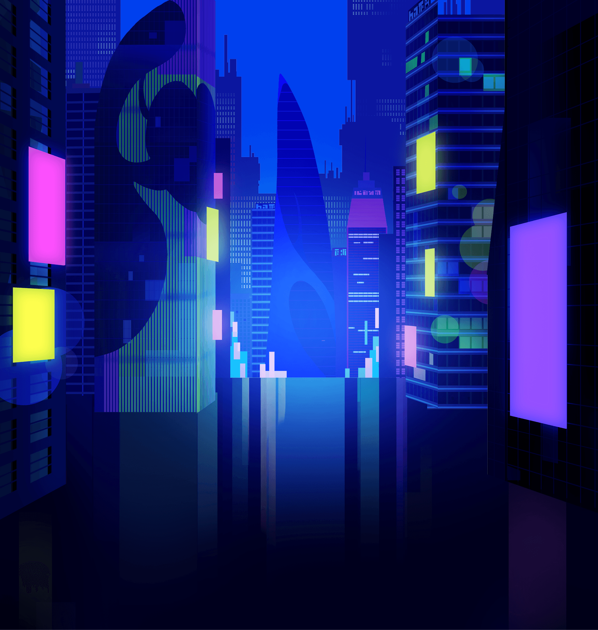 landing background
